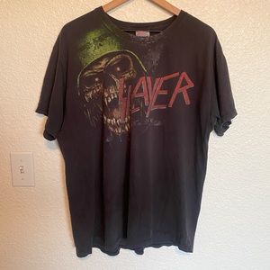 Slayer Graphic Vintage Inspired Rock Band Tee Shirt size XL